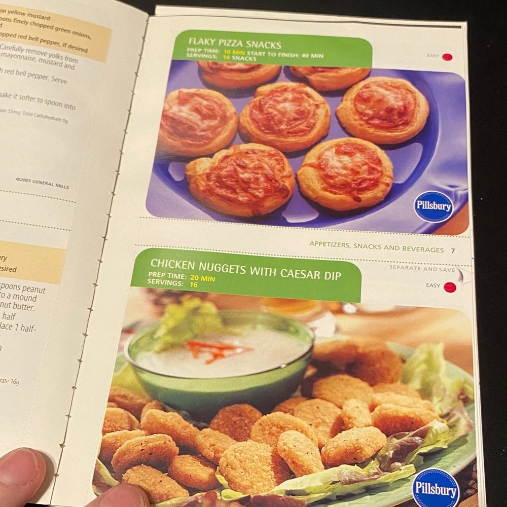 Four Pillsbury Vintage cookbook magazines